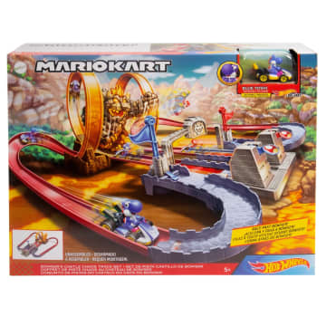 Hot Wheels Mario Kart Bowser's Castle Chaos Track Set - Image 6 of 6