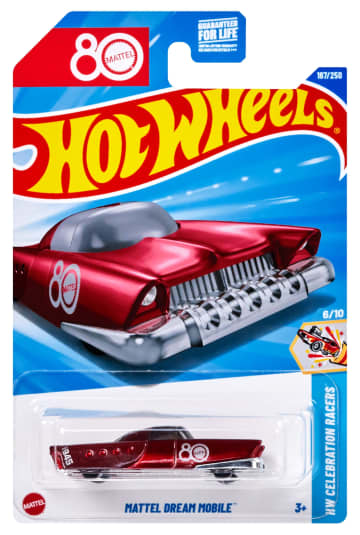 Hot Wheels Mattel Dream Mobile, Collectible, 1:64 Scale Toy Car Celebrating Mattel's 80Th Anniversary - Imagen 5 de 5