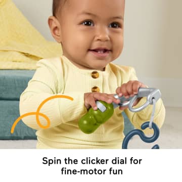 Fisher-Price Mini Me Moments Reel Fun Fishing Gift Set, 4 Baby Toys For Newborn Sensory Play - Image 3 of 6