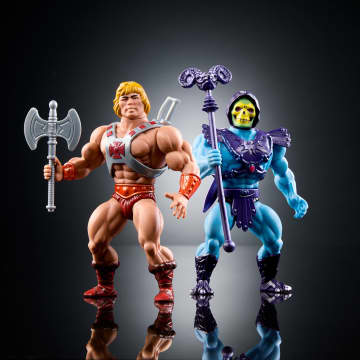 Masters Of The Universe Origins Retro Punching He-Man And Skeletor, 80Th Anniversary Mattel - Image 4 of 6