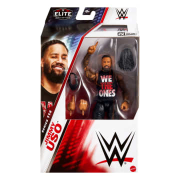WWE Figura de Acción Elite Jimmy Uso rojo - Image 2 of 6