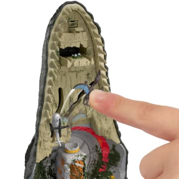 Coffret de Jeu Mosasaure Jurassicworld: Renaissance de Luxe, 7Fonctions et Effets Sonores Interactifs, 6Micro Figurines - Imagen 5 de 6