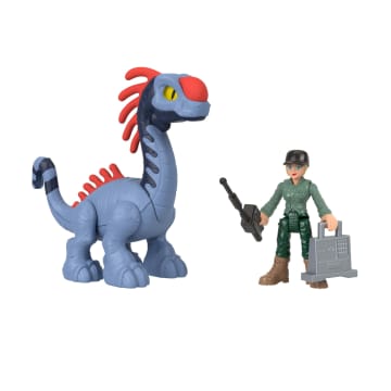 Imaginext Jurassic World Dinossauro de Brinquedo Rebirth Pacote de Dinos Terra, Ar e Mar - Imagen 6 de 6