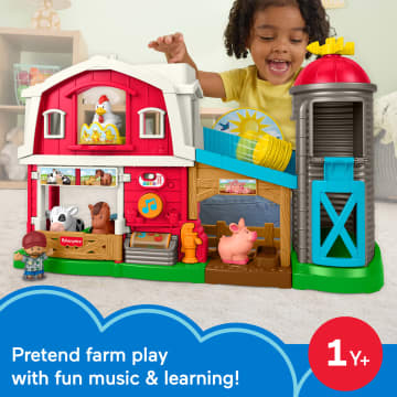 Fisher-Price Little People Caring Fun Animal Farm Playset Toddler Learning Toy, 6 Play Pieces - Image 2 of 6