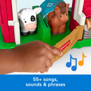 Fisher-Price Little People Caring Fun Animal Farm Playset Toddler Learning Toy, 6 Play Pieces - Image 4 of 6