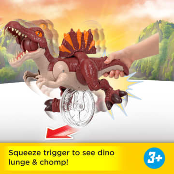 Fisher-Price Imaginext Jurassic World Rebirth Sprinting Spinosaurus Dinosaur Toy With Lunge & Chomp - Image 2 of 6