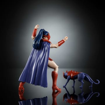 Masters of the Universe Origins Figura de Ação Cartoon Collection Catra de 5.5 polegadas - Image 5 of 5