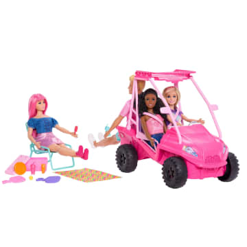 Barbie Veículo para Boneca Os Mistérios da Barbie: Detetives da Praia Beach Buggy - Image 3 of 6