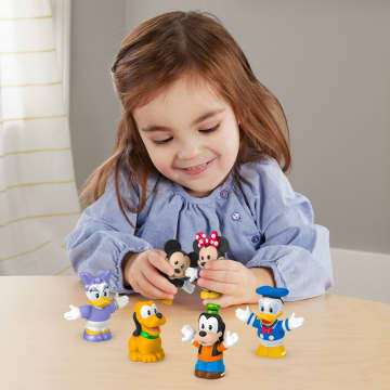 Fisher-Price Little People Disney Mickey & Friends 6-Piece Figure Set For Toddlers & Kids - Image 2 of 6