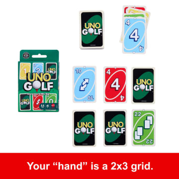UNO Golf Card Game For Kid, Adult & Family Nights, Parties & Travel, Includes 112 Cards - Image 5 of 6