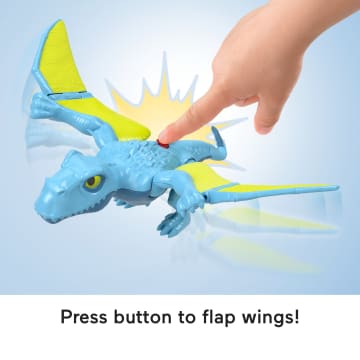 Fisher-Price Imaginext Jurassic World Rebirth Dimorphodon Dinosaur Action Figure With Wing Motion - Imagen 3 de 6