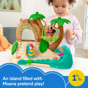 Fisher-Price Little People Disney Princess Moana Adventure Village Playset With Figures For Toddlers - Imagem 2 de 6