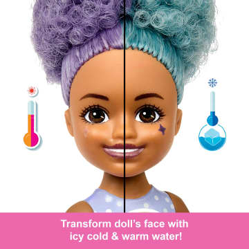 Barbie Chelsea Pop Reveal Treat Series Doll With 5 Surprises Including Scent & Pet - Imagen 3 de 5