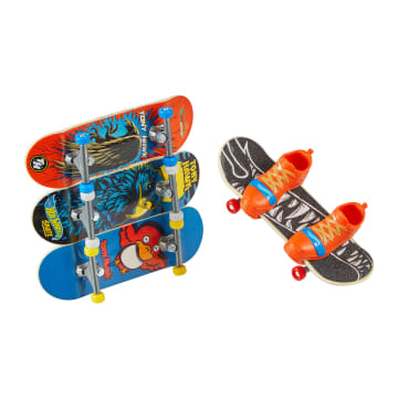 Hot Wheels Skate Veículo de Brinquedo Embalagem de Skates com Tênis Tony Hawk Pássaros - Imagem 2 de 6