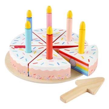 Fisher-Price Juguete para Bebés Pastel de Cumpleaños de Madera - Imagem 4 de 6