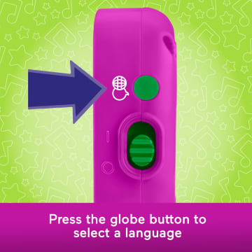 Fisher-Price Barney's World Hey Barney Phone Musical Toddler Toy With Lights For Kids, Multilanguage Version - Image 3 of 6