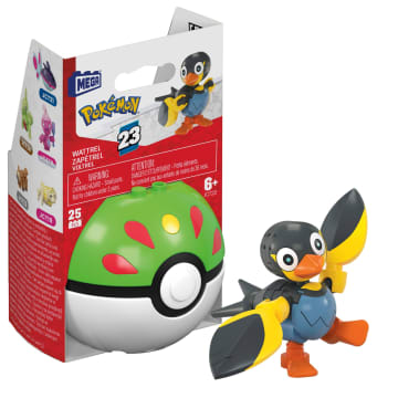 MEGA Pokémon Juguete de Construcción Pokébola Coleccionable Wattrel - Image 1 of 6