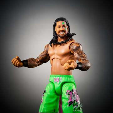 WWE Figura de Acción Elite Jey Uso verde - Imagem 3 de 6