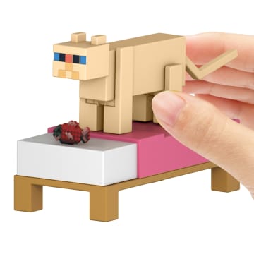 Minecraft Vanilla Figura de Ação Gato Persa 3.25