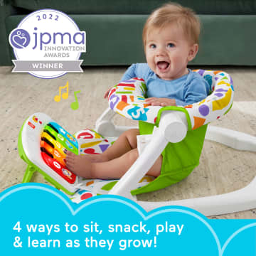 Fisher-Price Kick & Play Deluxe Sit-Me-Up Seat Portable Chair & Learning Toy For Baby & Toddler - Image 2 of 6
