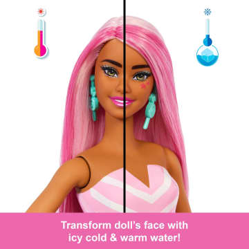 Barbie Pop Reveal Treat Series Doll & Accessories Set, 8 Surprises Include Pet - Image 4 of 6