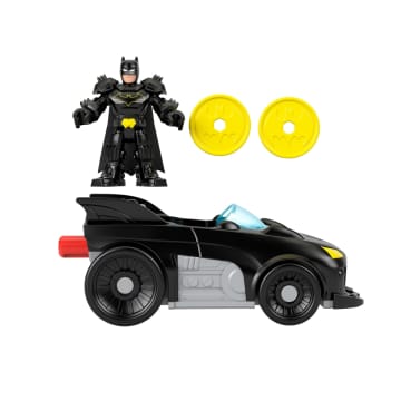 Fisher-Price Imaginext DC Super Friends Metal Force Batmobile Toy Car & Batman Action Figure Set - Imagen 5 de 6