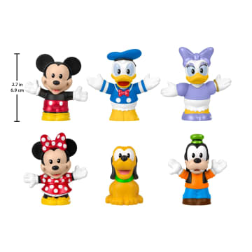Fisher-Price Little People Disney Mickey & Friends 6-Piece Figure Set For Toddlers & Kids - Image 5 of 6