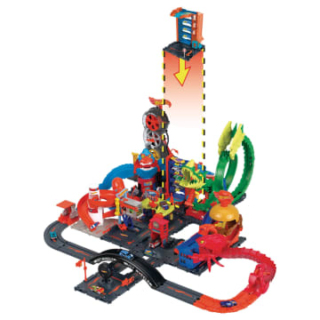 Hot Wheels City Pista de Juguete Garage Doble Altura - Image 4 of 4