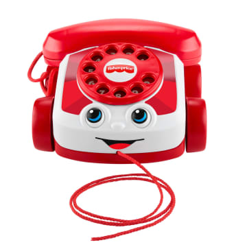 Fisher-Price Red Chatter Telephone Baby & Toddler Pull Toy, Mattel 80Th Anniversary Edition - Imagen 1 de 6