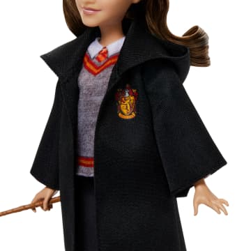 Hermione Granger Fashion Doll in Movie-inspired Hogwarts Uniform With Wand Accessory - Image 4 of 6