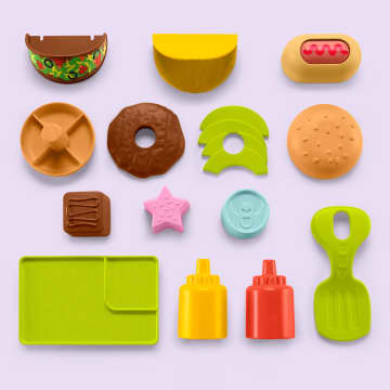 Fisher-Price Aprender e Brincar Andador para Bebês Carro de Snacks 4 em 1 - Image 5 of 6