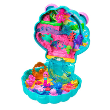 Polly Pocket Conjunto de Brinquedo Compacto Ilha de Glitter - Imagem 2 de 6
