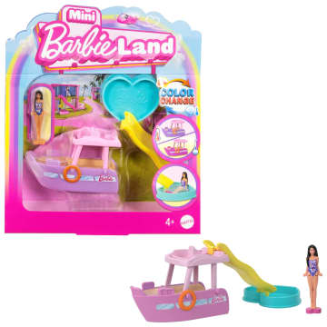 Barbie Mini BarbieLand Veículo para Boneca Iate Dos Sonhos - Imagem 1 de 6