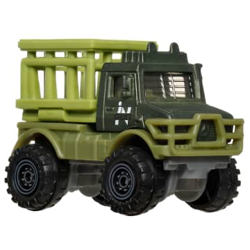 Matchbox Jurassic World 5-Pack, 4 1:64 Scale Die-Cast Toy Cars With 1 Dinosaur - Image 2 of 6