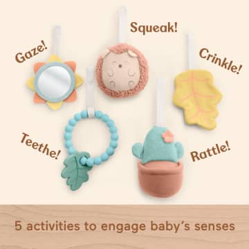 Fisher-Price Wooden Lay And Play Deluxe Activity Gym Baby Playmat With Developmental Toys - Image 4 of 6