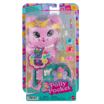 Polly Pocket Set de Juego Compacto Conejito Fiesta de Té - Imagem 6 de 6