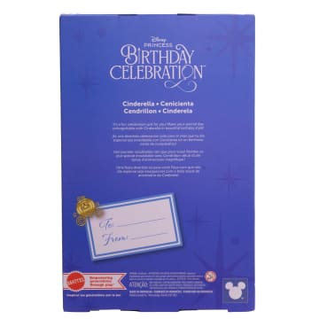 Disney Princess Birthday Celebration Cinderella Collectible Fashion Doll, Inspired By Disney Movie - Image 6 of 6