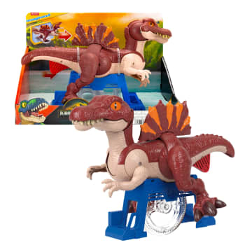 Fisher-Price Imaginext Jurassic World Rebirth Sprinting Spinosaurus Dinosaur Toy With Lunge & Chomp - Image 1 of 6