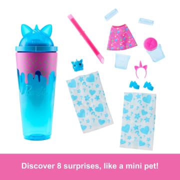 Barbie Pop Reveal Shakes Series Doll & Accessories Set, Scented Sweet Unicorn Fashion Doll - Imagem 3 de 6