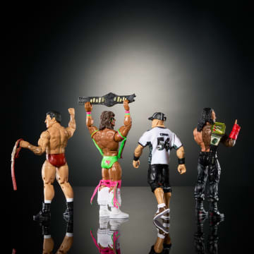 Mattel WWE Hall Of Champions 4-Pack Action Figures & Accessories, 6-Inch Collectibles Set - Imagen 5 de 6