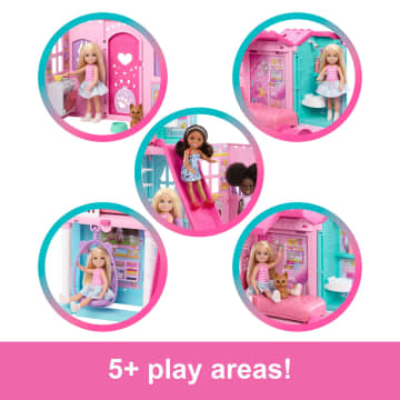 Barbie Chelsea Pop-Up Doll House With Doll & 15+ Accessories, House Expands To 17+ X 13+ inches - Imagen 2 de 6