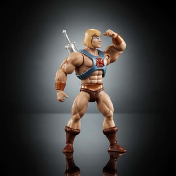 Masters Of The Universe Origins Cartoon Collection Faker 5.5-Inch Action Figure Toy, 1980 Tv He-Man - Imagen 4 de 5