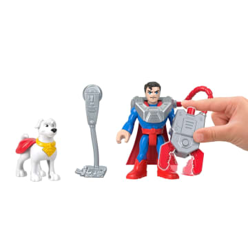 Fisher-Price Imaginext DC Super Friends Metal Force Superman Action Figures & Accessory Set - Imagen 2 de 6