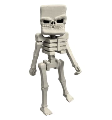 Minecraft o Filme Figura de Ação Esqueleto de 4 polegadas - Imagem 3 de 6