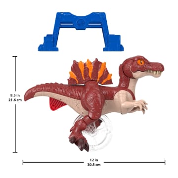 Fisher-Price Imaginext Jurassic World Rebirth Sprinting Spinosaurus Dinosaur Toy With Lunge & Chomp - Image 4 of 6