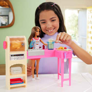 Barbie And Teresa Recipe For Friendship Teresa Doll & Kitchen Playset With 20+ Accessories - Image 2 of 6
