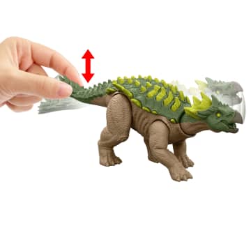 Jurassic World Rebirth Strike Attack Yuxisaurus Dinosaur Toy, Single Strike Action, Authentic & Posable - Imagem 5 de 6