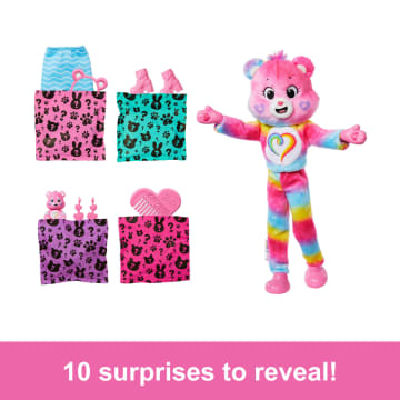 Barbie Cutie Reveal Care Bears Doll & Accessories With 10 Surprises, Series 2 - Imagem 2 de 6