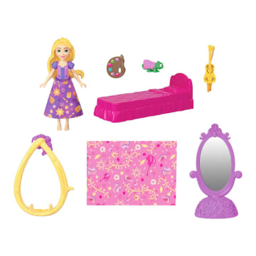 Disney Princess Rapunzel Storytime Stackers Doll House, Small Doll, Pascal Figure & 7 Accessories - Image 5 of 6