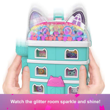 Polly Pocket Micro Dolls And Playset, Gabby's Dollhouse Compact With 9 Accessories & Pet Cat Friends - Imagen 3 de 6